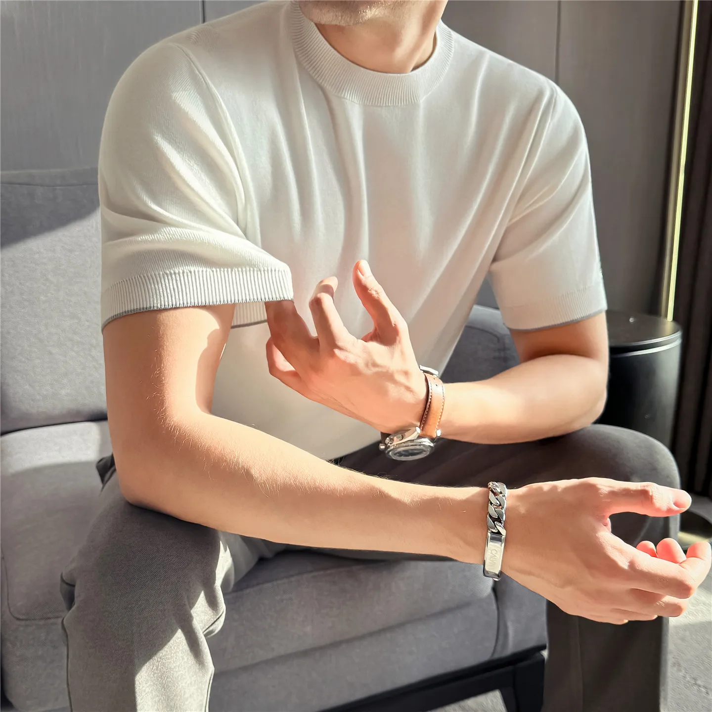 2026 Men's Color Block Short Sleeve T-Shirt, Multi-Color Casual Wear Shirt
2026 Men's Color Block Short Sleeve T-Shirt, Multi-Color Casual Wear Shirt