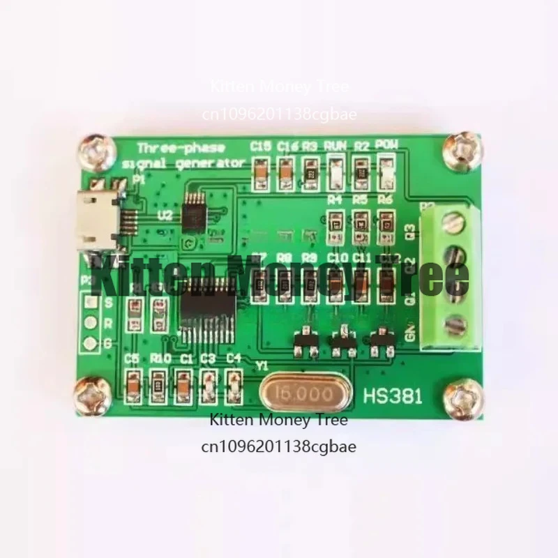 New version of USB three-phase sinusoidal signal generator, phase adjustable 0~ 360 degrees, frequency 0.1~ 2000Hz
New version of USB three-phase sinusoidal signal generator, phase adjustable 0~ 360 degrees, frequency 0.1~ 2000Hz