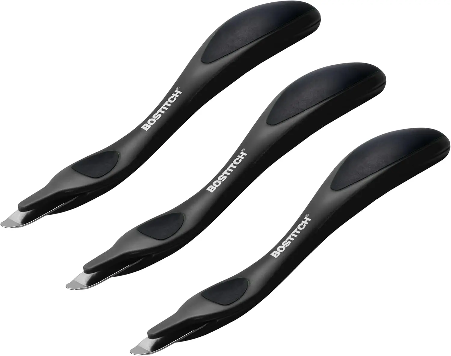 Professional Push Staple Remover, 3-Pack, Ergonomic, Easy Lift, Black
Professional Push Staple Remover, 3-Pack, Ergonomic, Easy Lift, Black