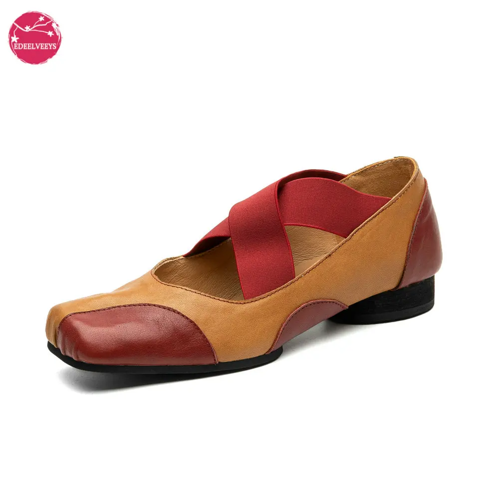 Vintage Women's Cross-Strap Washed Horse Leather Peasant Shoes, 3CM Heel, Pigskin Lining, Rubber Sole Retro Pumps for Daily Wear
Vintage Women's Cross-Strap Washed Horse Leather Peasant Shoes, 3CM Heel, Pigskin Lining, Rubber Sole Retro Pumps for Daily Wear