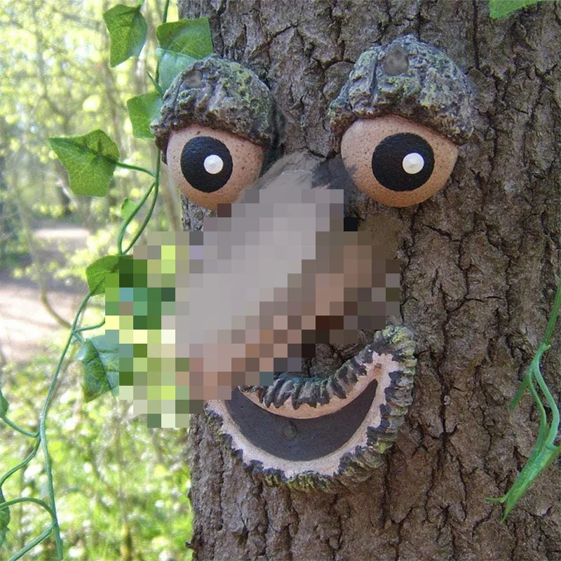 Bark Glowing Tree Face Tree Monster Facial Resin Ornament Easter Outdoor Creative Ornament Trunk Facial Features Noctilucent
Bark Glowing Tree Face Tree Monster Facial Resin Ornament Easter Outdoor Creative Ornament Trunk Facial Features Noctilucent