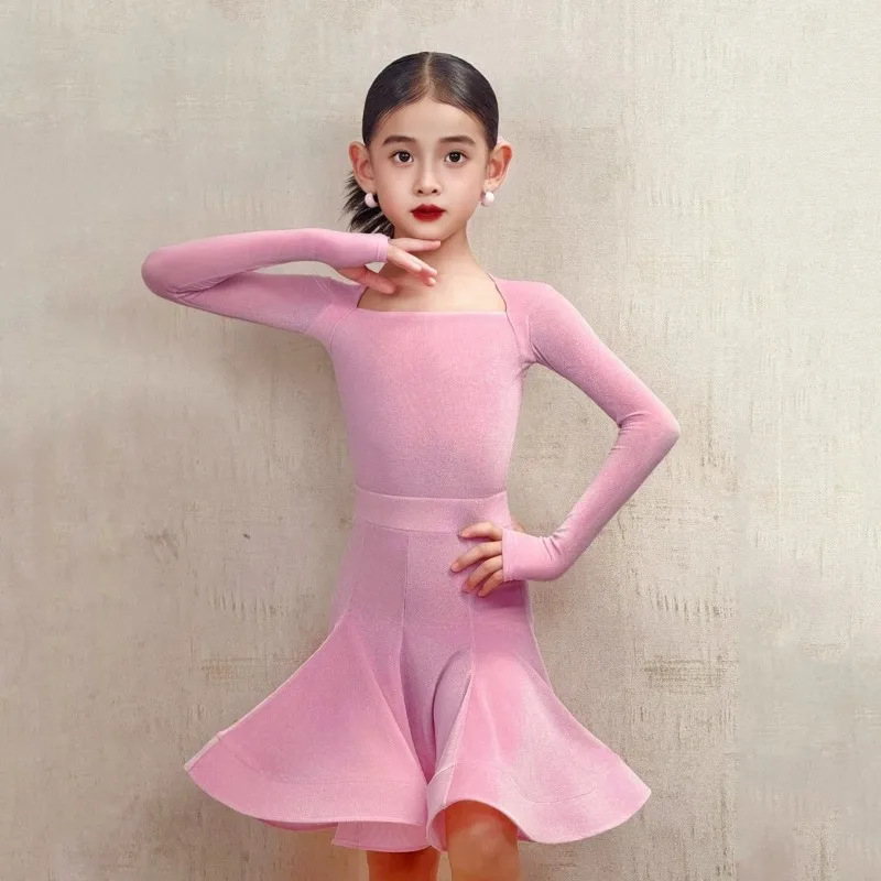 Latin Dance Dress for Girls Long Sleeves Set Stage Professiona Suit Teenager Rumba Cha Cha Tango Dance Winter Autumn Dancewear
Latin Dance Dress for Girls Long Sleeves Set Stage Professiona Suit Teenager Rumba Cha Cha Tango Dance Winter Autumn Dancewear