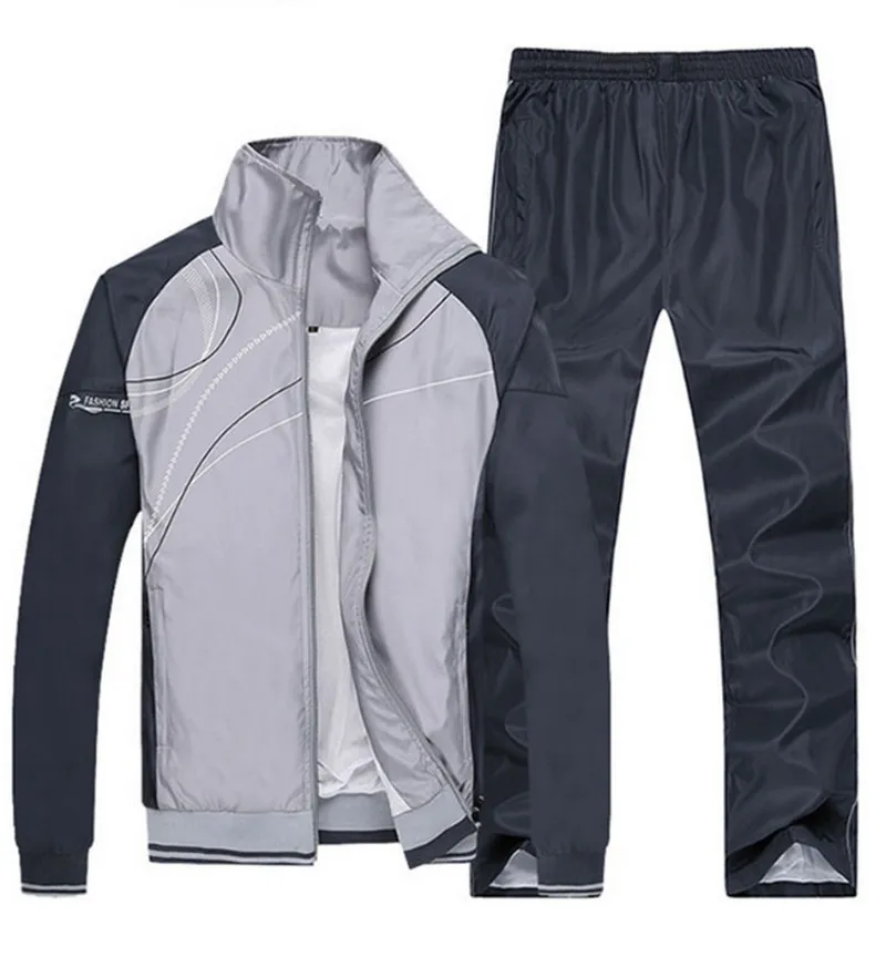 Brand Men Tracksuit Two Piece Clothing Suit Sweatshirt +Sweatpants Casual Training Joogers Sporting Suit Sportswear Mens Set
Brand Men Tracksuit Two Piece Clothing Suit Sweatshirt +Sweatpants Casual Training Joogers Sporting Suit Sportswear Mens Set