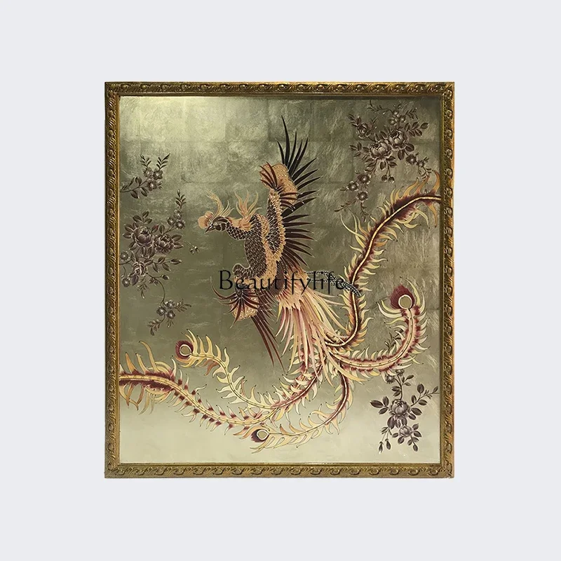 Living room hand-painted American retro decorative painting corridor European phoenix high sense aisle mural
Living room hand-painted American retro decorative painting corridor European phoenix high sense aisle mural