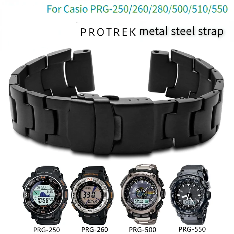 Stainless Steel Watchband 18mm For Casio PROTRE PRG-250/PRG-260/PRG-270 PRW-3500/2500/5100 PRG-550 men Solid Watch Band Strap
Stainless Steel Watchband 18mm For Casio PROTRE PRG-250/PRG-260/PRG-270 PRW-3500/2500/5100 PRG-550 men Solid Watch Band Strap