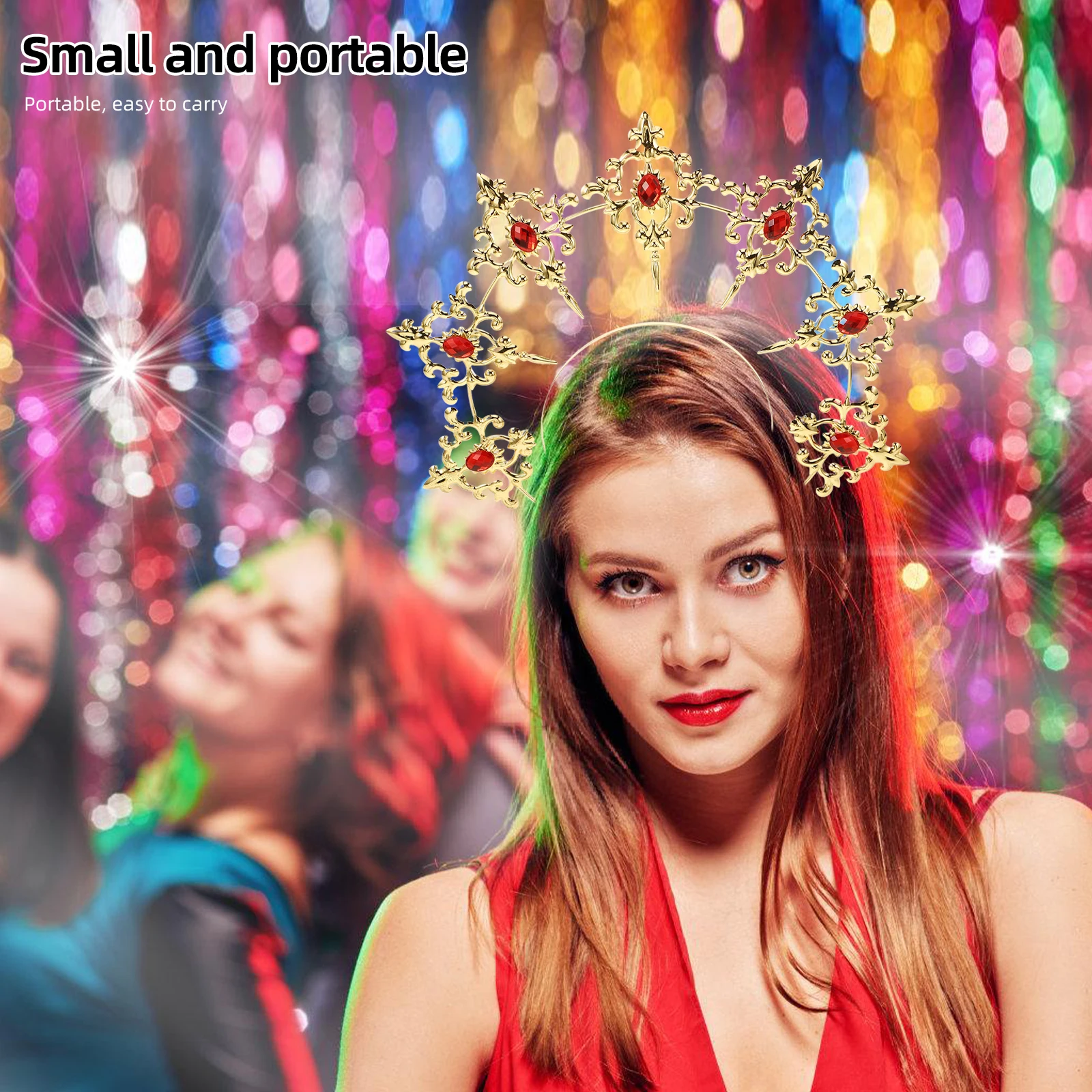 Dark Headdress Metal Crown Headband for Women Sturdy Delicate Unique Decorative Cosplay Party Girls Head Dress Festival
Dark Headdress Metal Crown Headband for Women Sturdy Delicate Unique Decorative Cosplay Party Girls Head Dress Festival