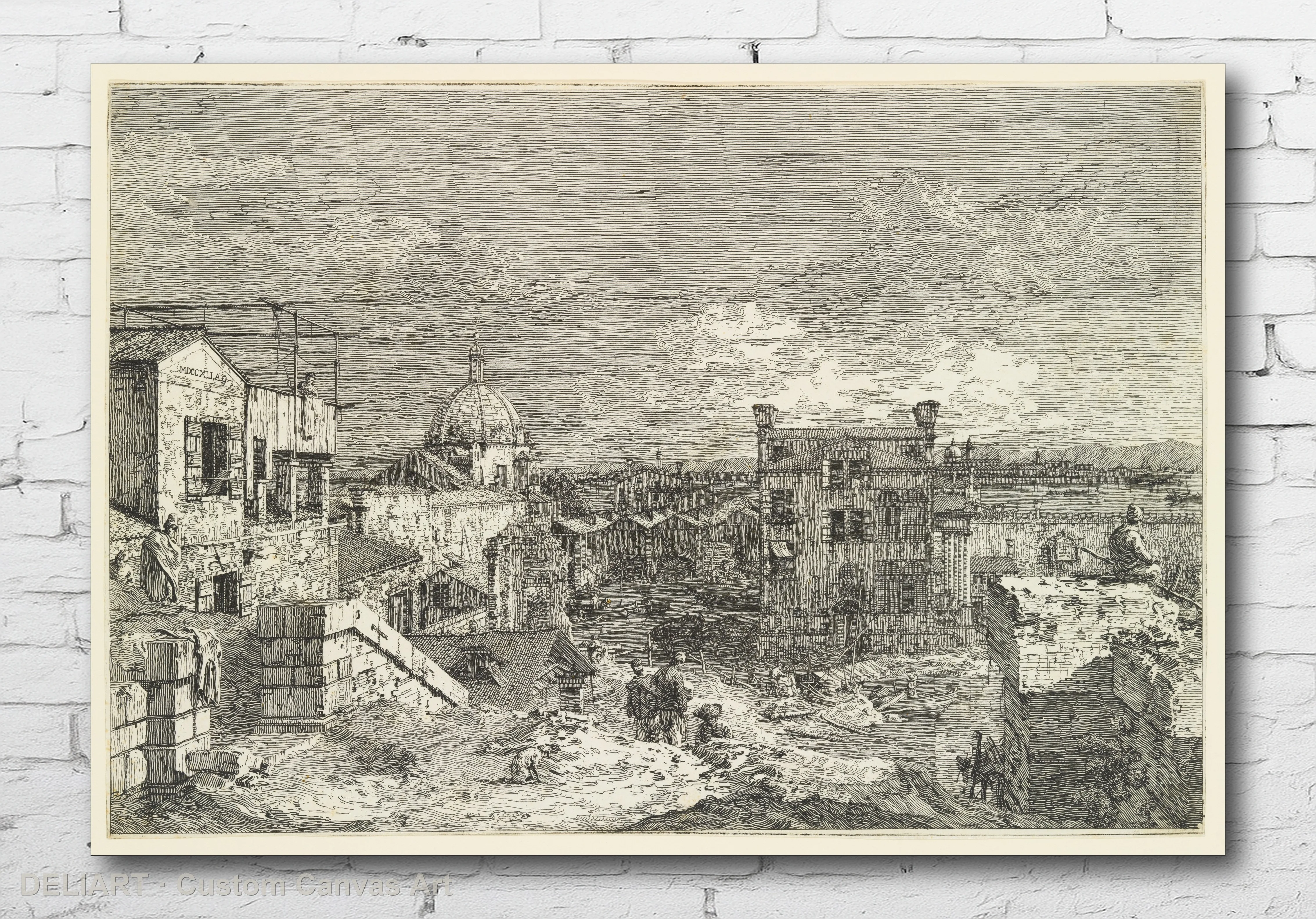 Vintage City Veduta by Canaletto - Fine Art Canvas Wall Art Poster Print Vintage Home Decor Unframed
Vintage City Veduta by Canaletto - Fine Art Canvas Wall Art Poster Print Vintage Home Decor Unframed