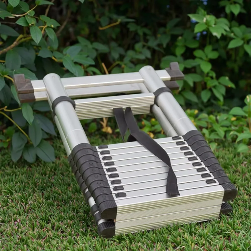EN131 Bamboo Joint Aluminum Telescopic Ladder Foldable Home Multipurpose Use
EN131 Bamboo Joint Aluminum Telescopic Ladder Foldable Home Multipurpose Use