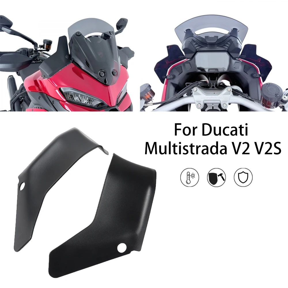 Подходит для пар ветровых дефлекторов мотоцикла Ducati Multistrada V2/V2S 2025 года — матовый черный, аэродинамические крылышки для защиты от ветра
Подходит для пар ветровых дефлекторов мотоцикла Ducati Multistrada V2/V2S 2025 года — матовый черный, аэродинамические крылышки для защиты от ветра