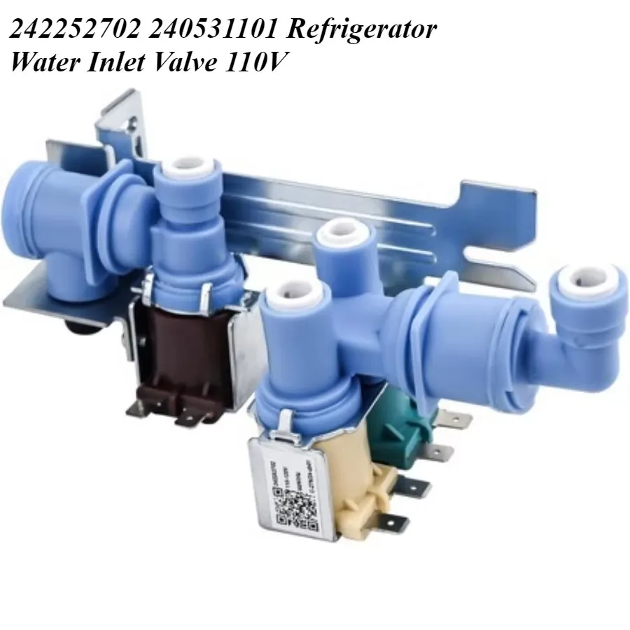 240531101 242252702 Water Inlet Valve 110V – Fits Frigidaire, Kenmore Refrigerator Ice Maker 
240531101 242252702 Water Inlet Valve 110V – Fits Frigidaire, Kenmore Refrigerator Ice Maker