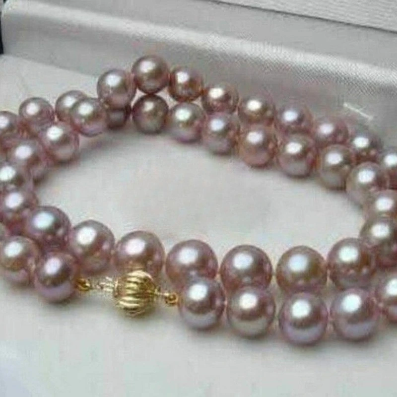 Natural 7-8mm Purple Pearls Necklace, 925 Silver Clasp, Free Shipping, Timeless Jewelry for Women, Perfect Wedding Gift
Natural 7-8mm Purple Pearls Necklace, 925 Silver Clasp, Free Shipping, Timeless Jewelry for Women, Perfect Wedding Gift