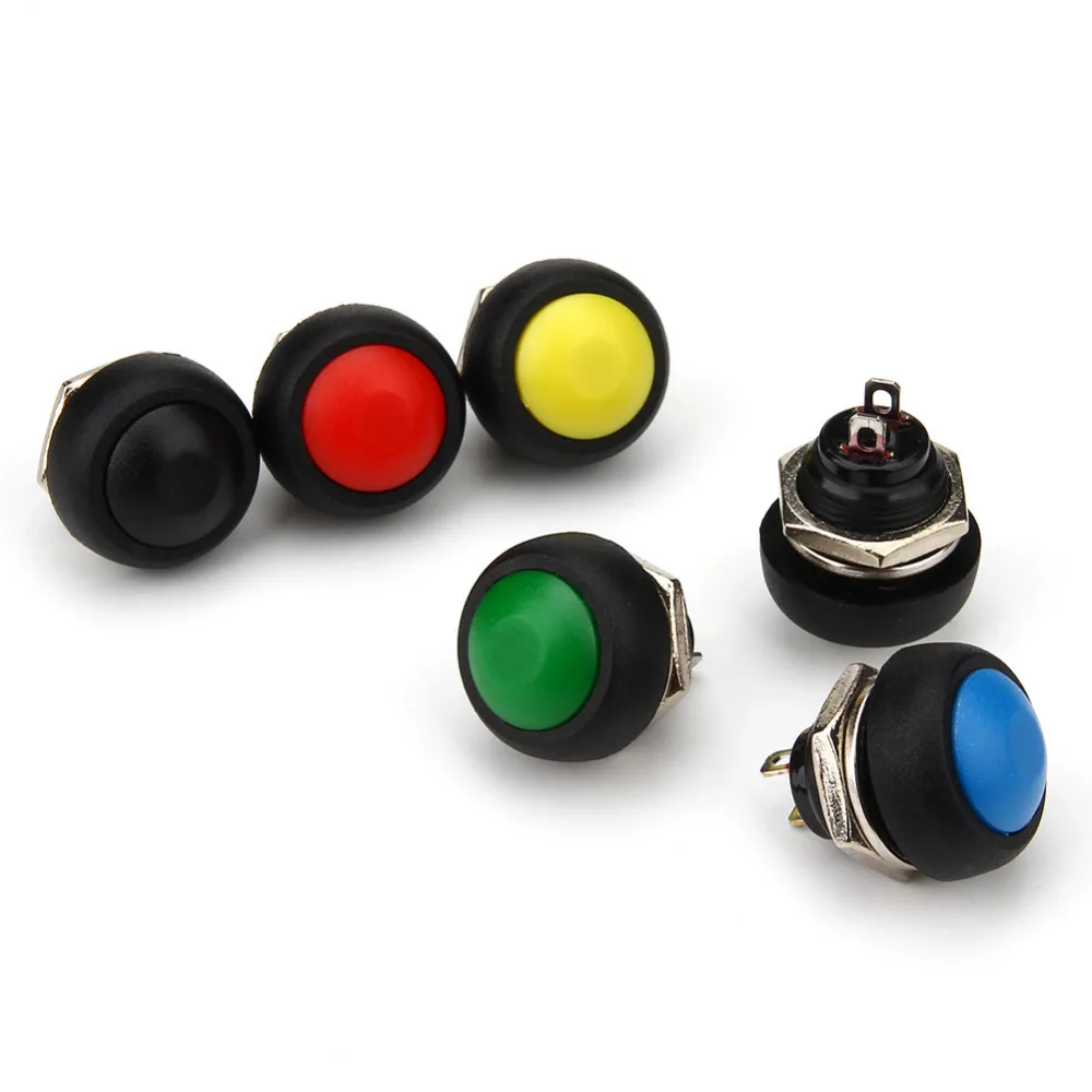 5/10pcs Momentary Switch PBS 33B Mini Plastic Push Button Round Head ON OFF 2 Pin 12mm Waterproof Power Reset Non-locking 
5/10pcs Momentary Switch PBS 33B Mini Plastic Push Button Round Head ON OFF 2 Pin 12mm Waterproof Power Reset Non-locking