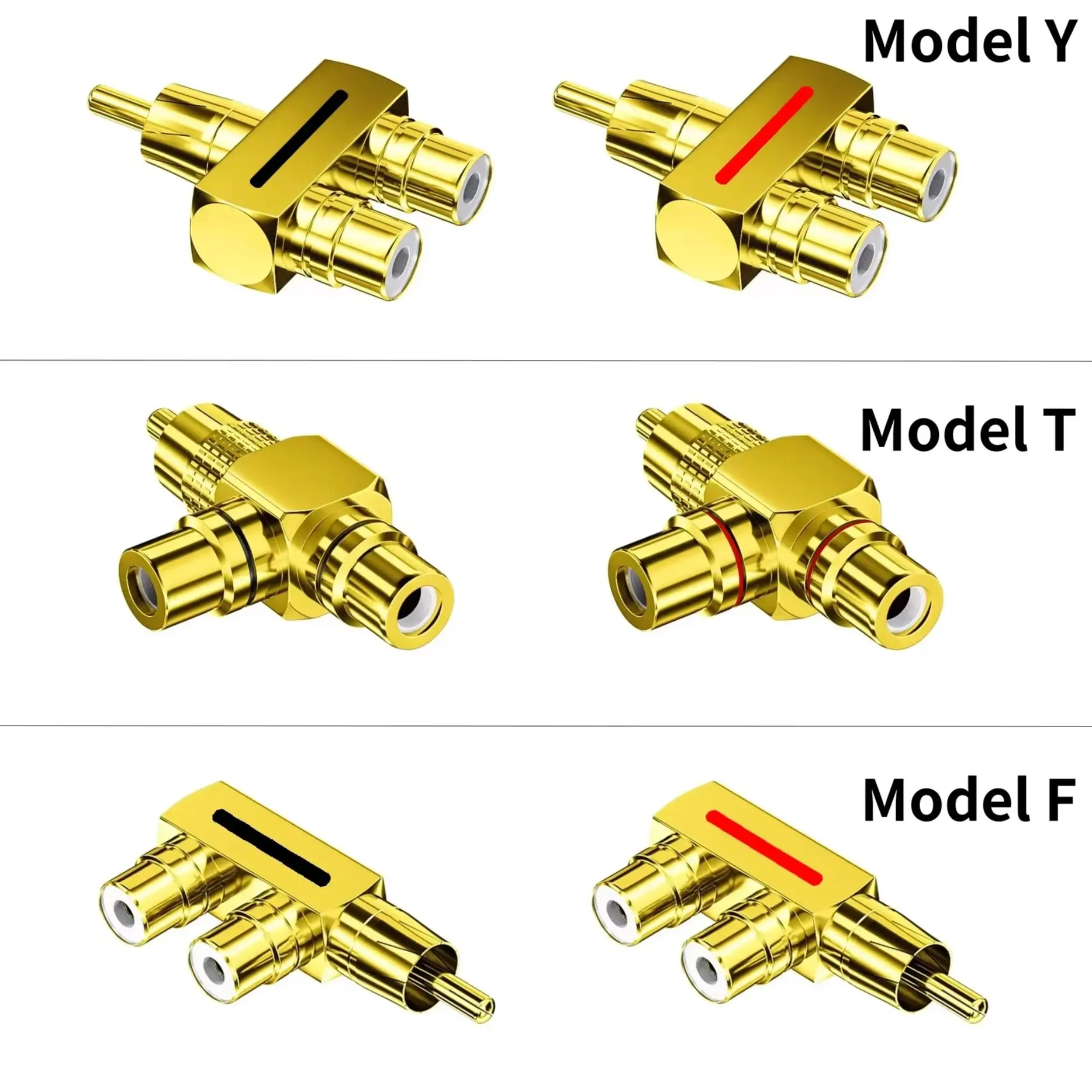 24k Gold Plated 1 RCA Male to 2RCA Female Stereo Splitter Audio Adapter Upgrade Metal Connectors for Home Theater Hi-Fi System
24k Gold Plated 1 RCA Male to 2RCA Female Stereo Splitter Audio Adapter Upgrade Metal Connectors for Home Theater Hi-Fi System