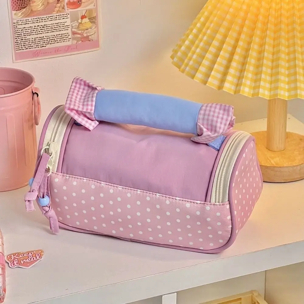 High Quality Macaroon Pen Bag Handheld Contrast Color Pencil Case Portable Large Capacity Stationery Bag School Office
High Quality Macaroon Pen Bag Handheld Contrast Color Pencil Case Portable Large Capacity Stationery Bag School Office