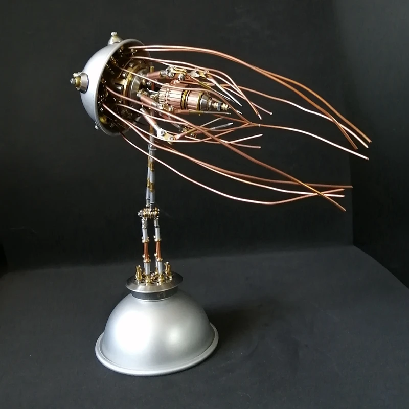 Deep Sea Sentry Mechanical Jellyfish Metal Assembly Model Creative Decoration Steampunk Desktop Ornament
Deep Sea Sentry Mechanical Jellyfish Metal Assembly Model Creative Decoration Steampunk Desktop Ornament