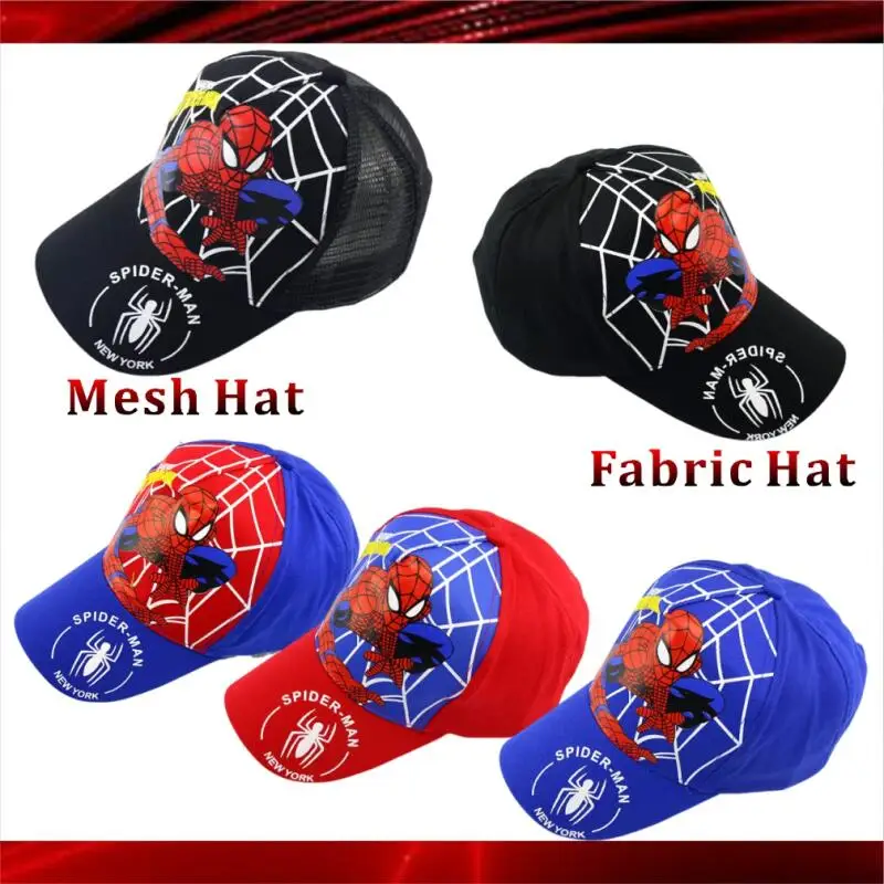 Children Cartoon Spiderman Baseball Cap Anime Color Block Adjustable Snapback Breathable Mesh Hat Cosplay Peripheral For 3-7 Y
Children Cartoon Spiderman Baseball Cap Anime Color Block Adjustable Snapback Breathable Mesh Hat Cosplay Peripheral For 3-7 Y
