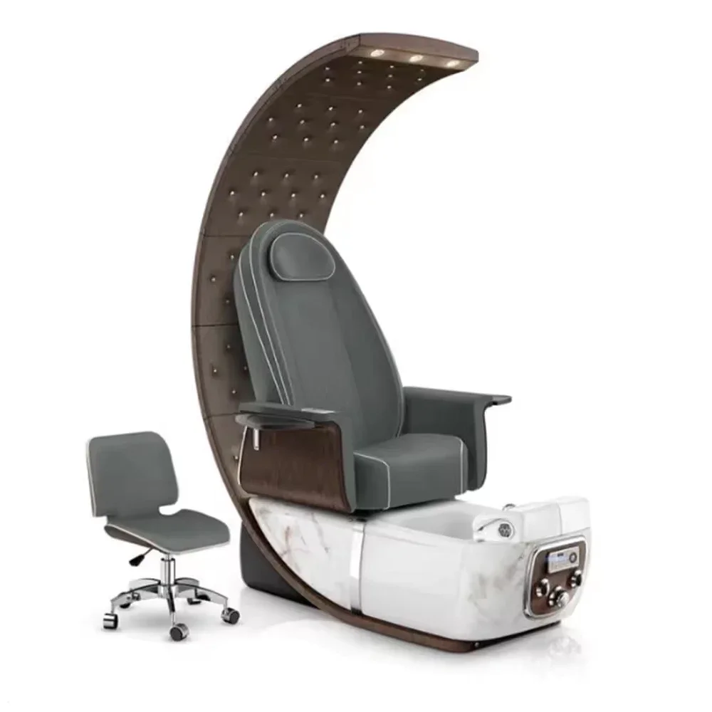 New Style Luxury PU Massage Foot Massage And Pedicure Chair With Light, Customized Color LOGO For Nail Shop
New Style Luxury PU Massage Foot Massage And Pedicure Chair With Light, Customized Color LOGO For Nail Shop