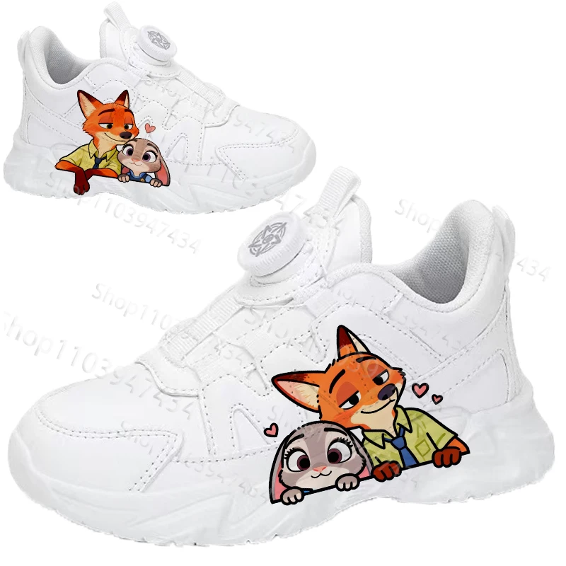 Zootopia, детская обувь высокого качества с принтом, Джуди Ник, пара с принтом, простые белые туфли на толстой подошве, подарок для мальчиков и девочек
Zootopia, детская обувь высокого качества с принтом, Джуди Ник, пара с принтом, простые белые туфли на толстой подошве, подарок для мальчиков и девочек