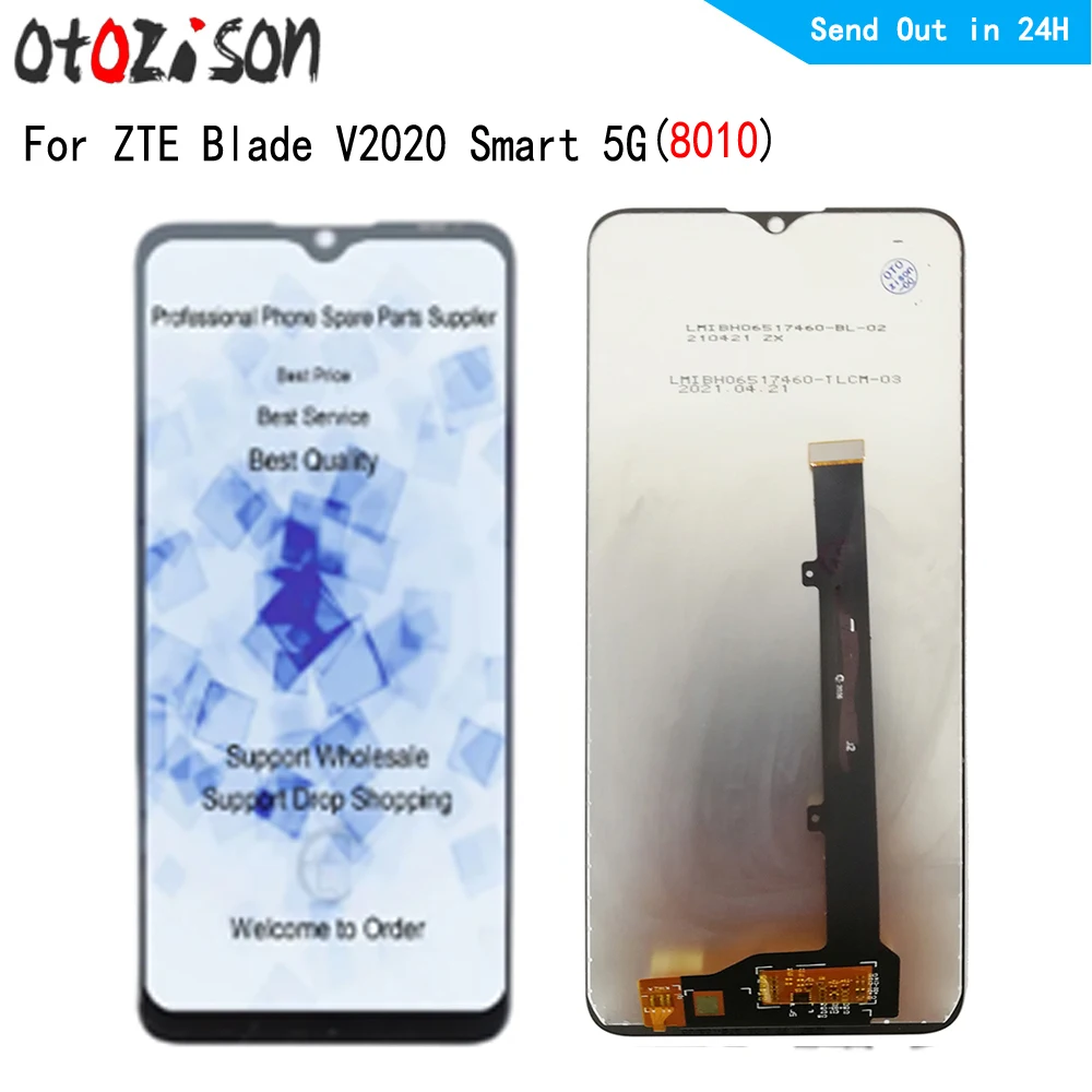 6,82 "ЖК-дисплей с рамкой для ZTE Blade V2020 Smart 8010 5G, дисплей с сенсорным дигитайзером в сборе, сменный смарт-дисплей V2020
6,82 "ЖК-дисплей с рамкой для ZTE Blade V2020 Smart 8010 5G, дисплей с сенсорным дигитайзером в сборе, сменный смарт-дисплей V2020