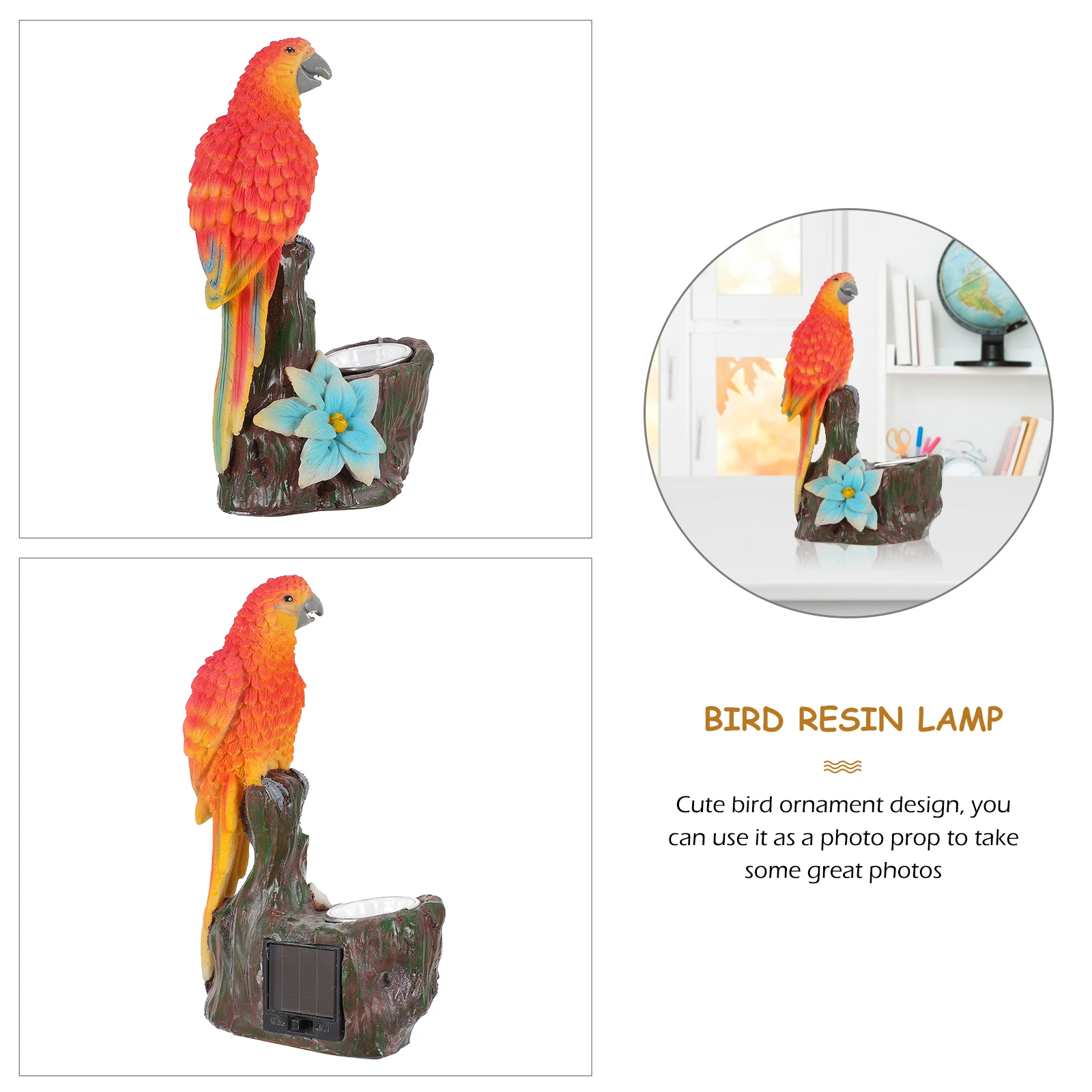 Bird Shape Resin Lamp Solar Garden Lights Courtyard L Decoration Night Cartoon Bird Design Durable Outdoor Party Lawn
Bird Shape Resin Lamp Solar Garden Lights Courtyard L Decoration Night Cartoon Bird Design Durable Outdoor Party Lawn