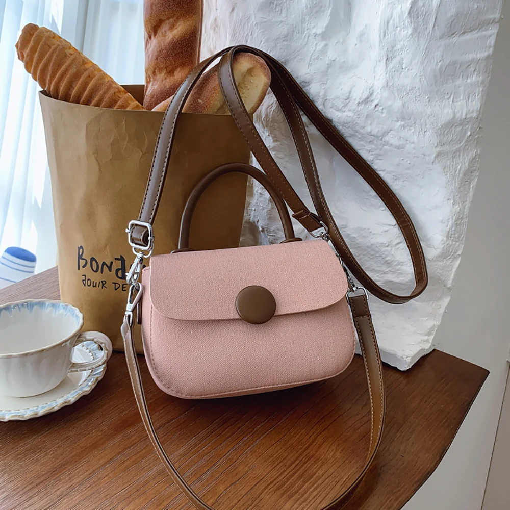 Women's Contrast Color Crossbody Bag 2026 Korean Style Spring New Buckle Messenger Bags Daily Commute All-Match Handbags
Women's Contrast Color Crossbody Bag 2026 Korean Style Spring New Buckle Messenger Bags Daily Commute All-Match Handbags