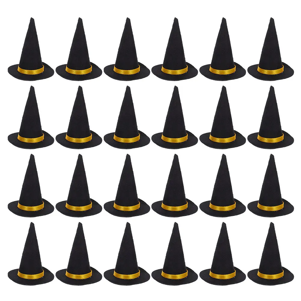 30pcs Mini Felt Witch Hats Halloween Party Bottle Toppers Holiday Decorations Craft Accessories Costume Embellishment
30pcs Mini Felt Witch Hats Halloween Party Bottle Toppers Holiday Decorations Craft Accessories Costume Embellishment