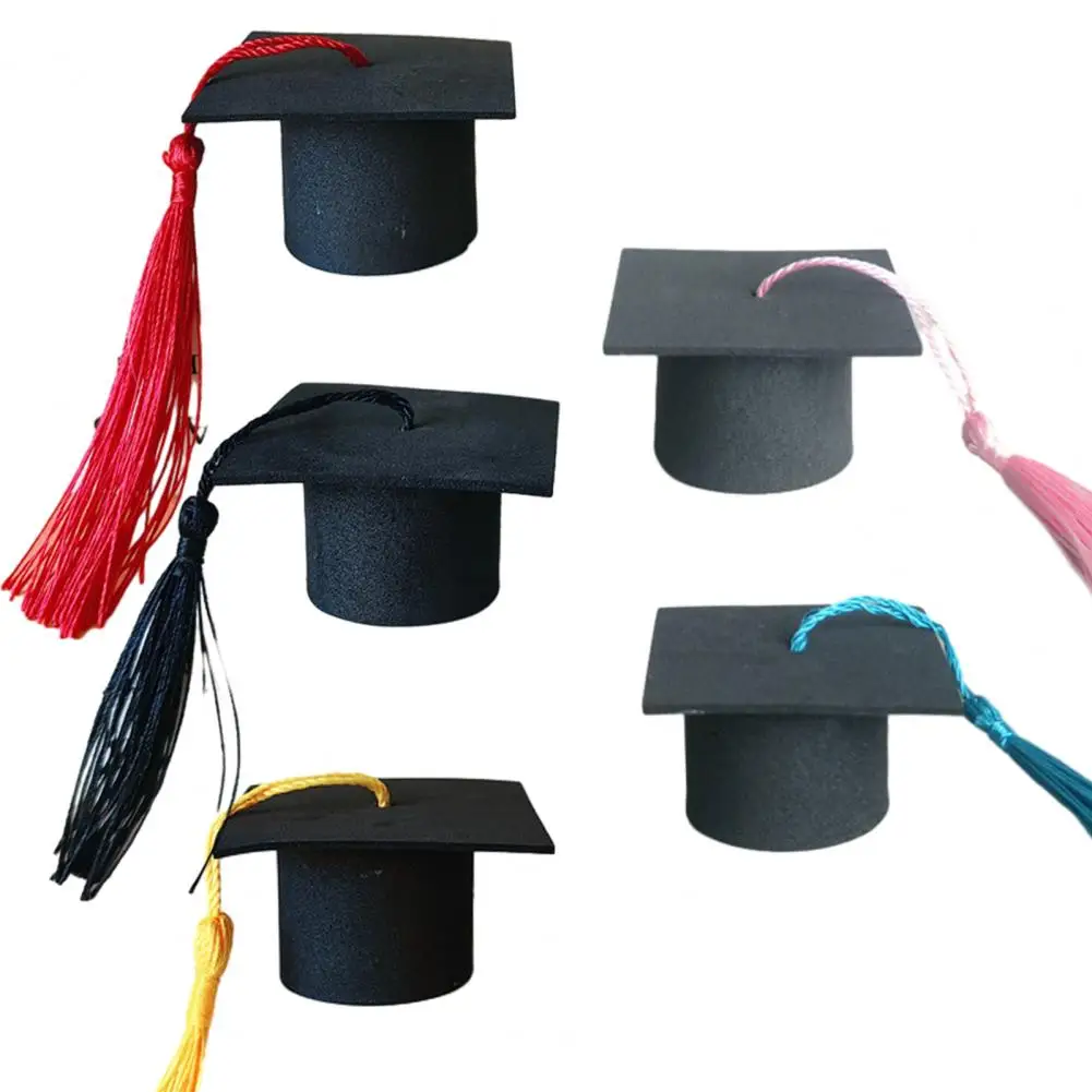 10 Pcs Bachelor Cap Ornament Doctor Master Graduation Season Cake Topper Bouquet Decoration Prop with Tassel Lightweight Party F
10 Pcs Bachelor Cap Ornament Doctor Master Graduation Season Cake Topper Bouquet Decoration Prop with Tassel Lightweight Party F