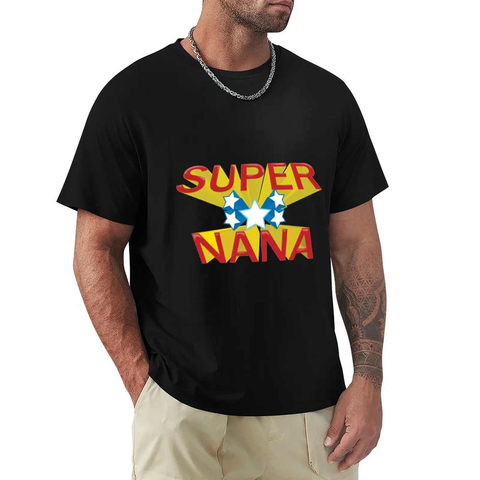 SUPER NANA T-Shirt Stretch Fabric Comfort T-Shirt
SUPER NANA T-Shirt Stretch Fabric Comfort T-Shirt