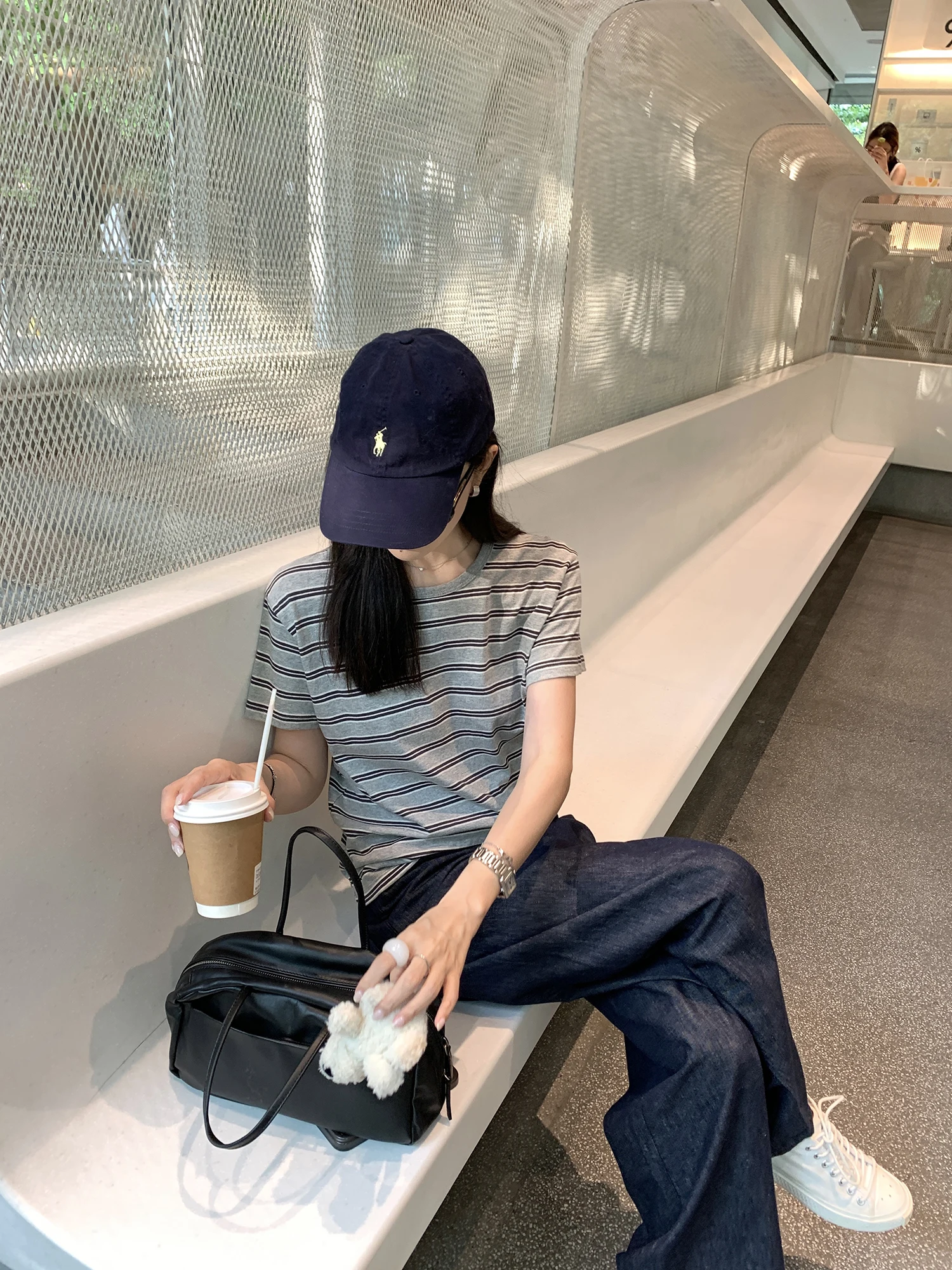 Loose Fit Casual Striped Short Sleeve round Neck T-Shirt Comfortable Breathable Cotton Ladies Summer Top Commute Style
Loose Fit Casual Striped Short Sleeve round Neck T-Shirt Comfortable Breathable Cotton Ladies Summer Top Commute Style