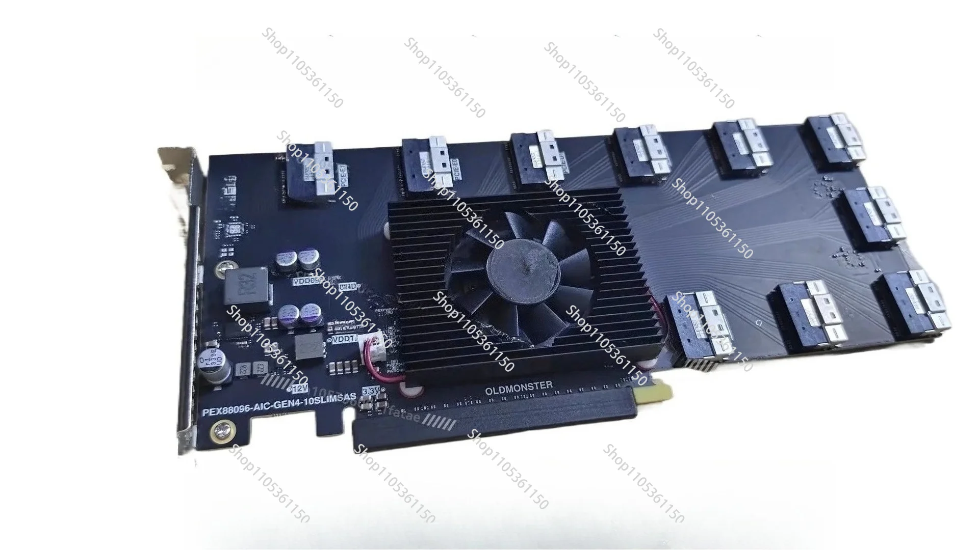 PLX88096 PCIe 4.0 Expansion Card 10-Port SFF-8654 SlimSAS Bifurcation Card No Driver Required
PLX88096 PCIe 4.0 Expansion Card 10-Port SFF-8654 SlimSAS Bifurcation Card No Driver Required