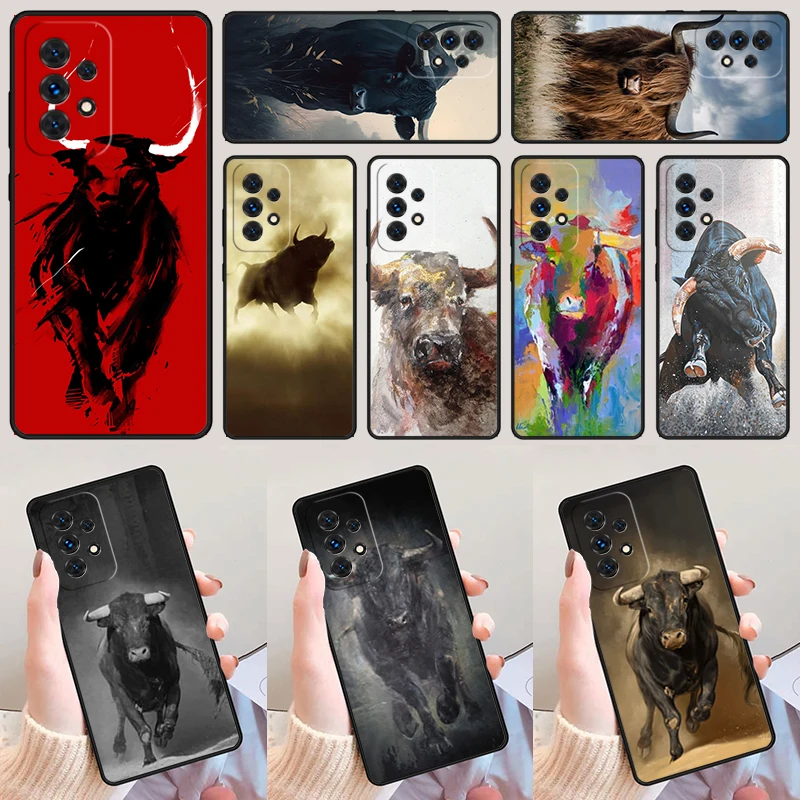 Чехол в виде животного быка для Samsung Galaxy A52 A72 A73 A20e A21S A50 A70 A11 A12 A42 A31 A40 A51 A71 A32 A80 A91, чехол для телефона
Чехол в виде животного быка для Samsung Galaxy A52 A72 A73 A20e A21S A50 A70 A11 A12 A42 A31 A40 A51 A71 A32 A80 A91, чехол для телефона