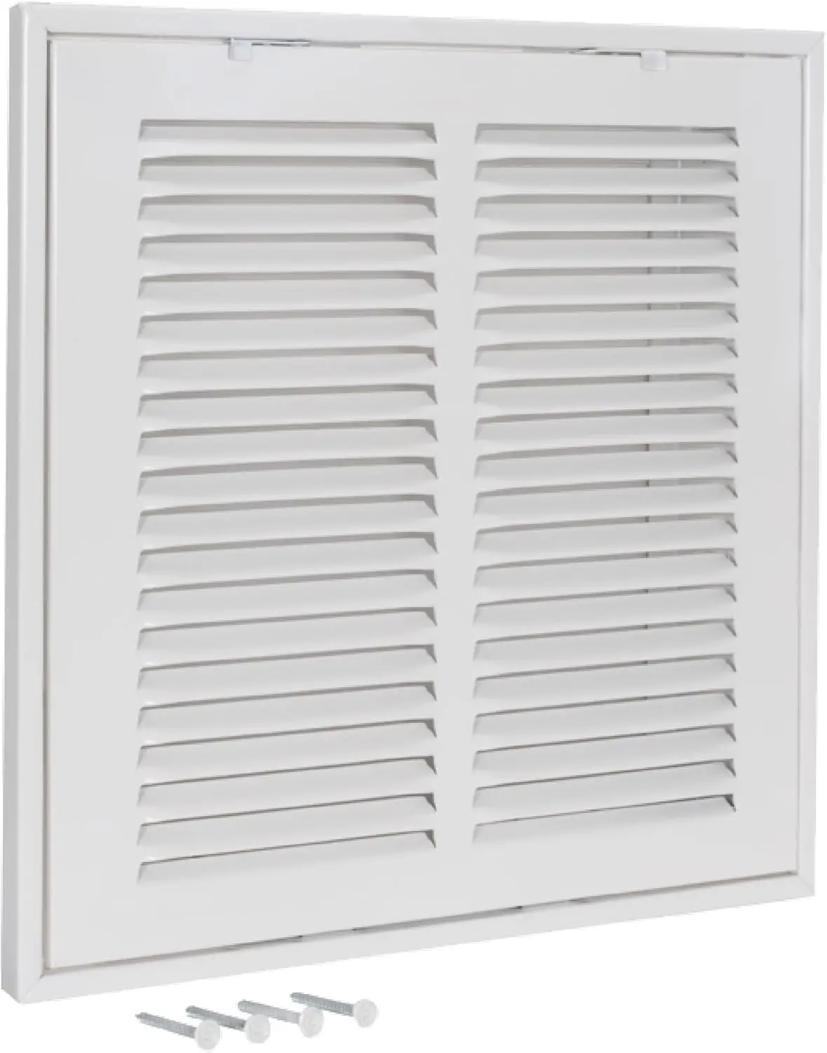 10x10 Return Air Filter Grille, White Steel HVAC Vent Cover for Wall/Ceiling
10x10 Return Air Filter Grille, White Steel HVAC Vent Cover for Wall/Ceiling