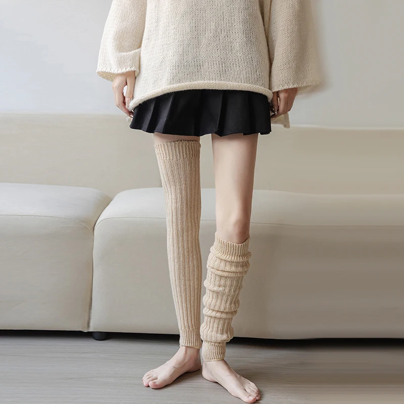 Kave Winter Knitted Thigh High Over the Knee Stocking Long Warmers Twist pattern Knitted Wool Socking Leg warmers Socks 2024 
Kave Winter Knitted Thigh High Over the Knee Stocking Long Warmers Twist pattern Knitted Wool Socking Leg warmers Socks 2024