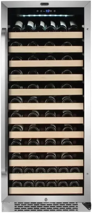 in or Freestanding Stainless Steel Compressor Large Capacity Wine Refrigerator Rack for Open Bottles and LED Display, Black
in or Freestanding Stainless Steel Compressor Large Capacity Wine Refrigerator Rack for Open Bottles and LED Display, Black