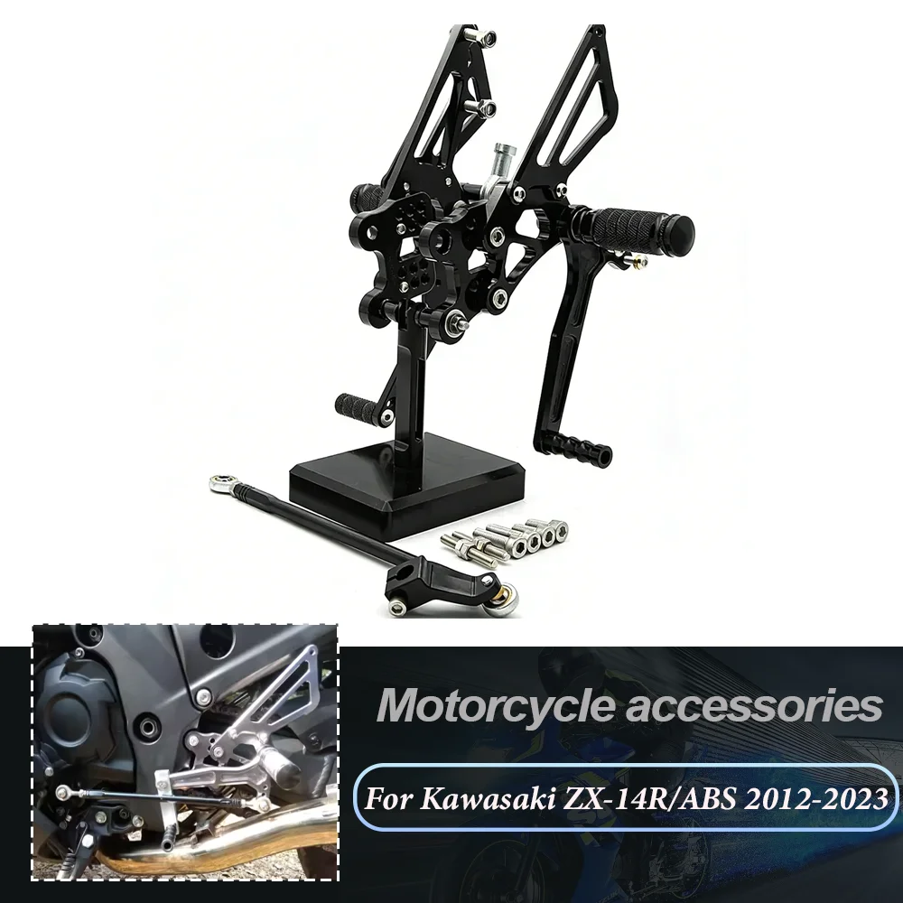 For Kawasaki ZX14R ZX-14R ABS 2012-2021 2022 2023 Motorcycle Accessories CNC Adjustable Rear Set Rearsets Footrest Foot Rest
For Kawasaki ZX14R ZX-14R ABS 2012-2021 2022 2023 Motorcycle Accessories CNC Adjustable Rear Set Rearsets Footrest Foot Rest