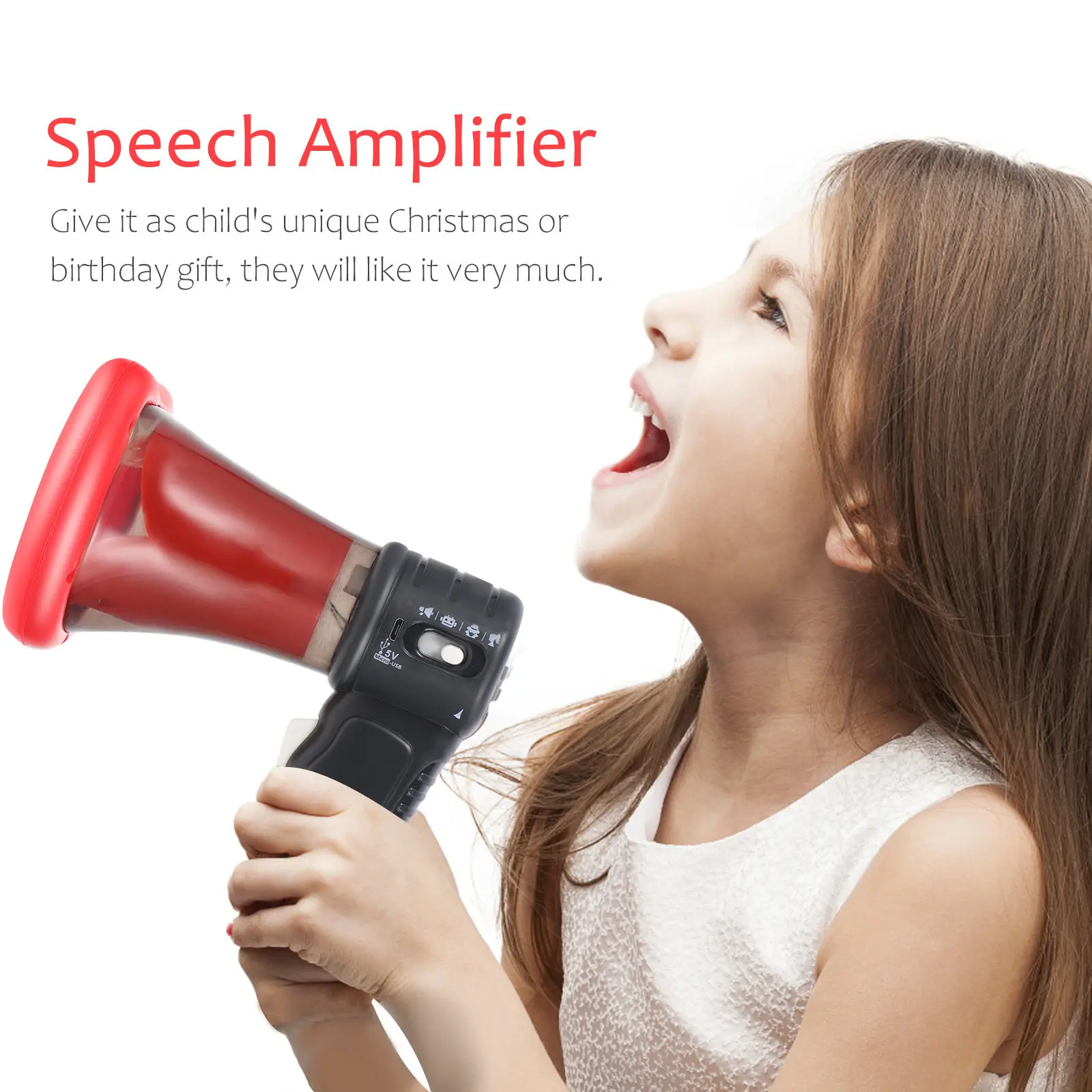 Megaphone Toy Children's Horns Voice Amplifier Cheerleading ABS Hand-held Microphone Speech
Megaphone Toy Children's Horns Voice Amplifier Cheerleading ABS Hand-held Microphone Speech