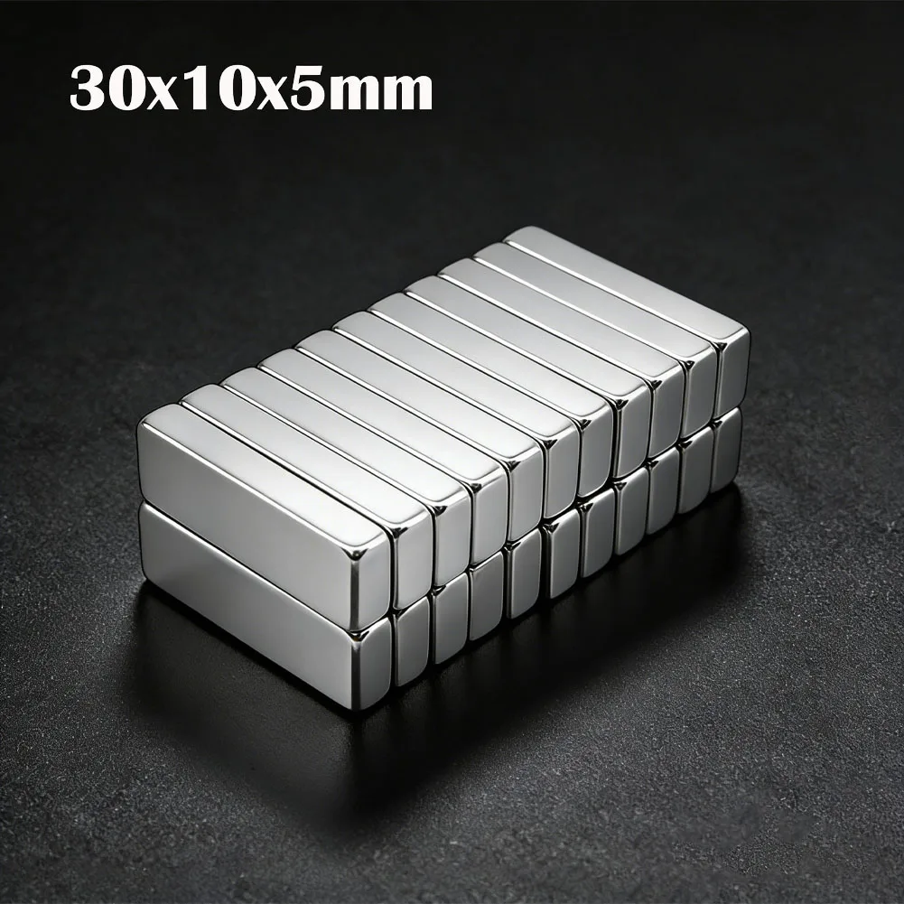 10-50 шт. супер мощный 30x10x5 мм блок-магнит неодимовый магнит NdfeB N35 сильный постоянный магнитный магнит Imanes для холодильника
10-50 шт. супер мощный 30x10x5 мм блок-магнит неодимовый магнит NdfeB N35 сильный постоянный магнитный магнит Imanes для холодильника