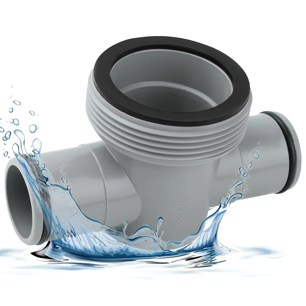P61408 Swimming Pool T-Joint Filter Pump Hose Connector 1.5 To 1.25inch 3 Heads Replacement Accessories Fitting for Filter Pump
P61408 Swimming Pool T-Joint Filter Pump Hose Connector 1.5 To 1.25inch 3 Heads Replacement Accessories Fitting for Filter Pump