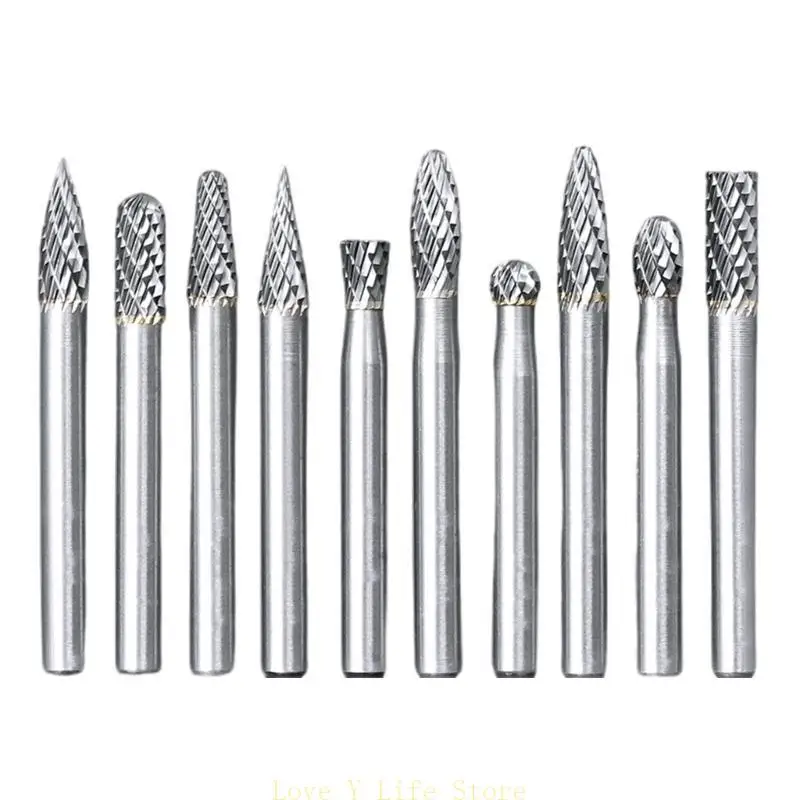 L74C 10Pcs Grinder Bits Drill Bits Grinding Bits for Metal Rotary Tool Attachment
L74C 10Pcs Grinder Bits Drill Bits Grinding Bits for Metal Rotary Tool Attachment