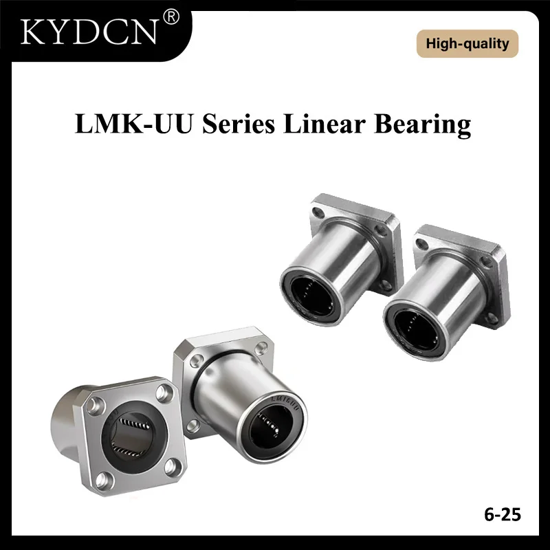 Square Flange Linear Motion Bushing LMK6UU LMK8UU LMK10UU LMK10LUU LMK12LUU Linear Ball Bearing For 3D Printer CNC Parts
Square Flange Linear Motion Bushing LMK6UU LMK8UU LMK10UU LMK10LUU LMK12LUU Linear Ball Bearing For 3D Printer CNC Parts