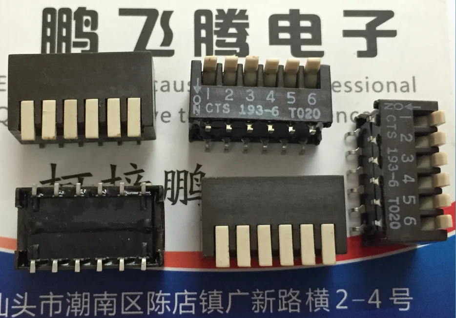 1PCS Original American CTS-193-6MS patch dial switch 6-bit key type side dial 2.54 pitch high push
1PCS Original American CTS-193-6MS patch dial switch 6-bit key type side dial 2.54 pitch high push