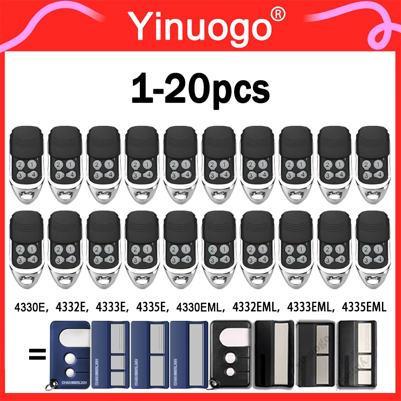 1-20 шт. для 4335E 4330E 4332E 4333E 4335EML 4330EML 4332EML 4333EML пульт дистанционного управления гаражными воротами 433,92 МГц подвижный код
1-20 шт. для 4335E 4330E 4332E 4333E 4335EML 4330EML 4332EML 4333EML пульт дистанционного управления гаражными воротами 433,92 МГц подвижный код