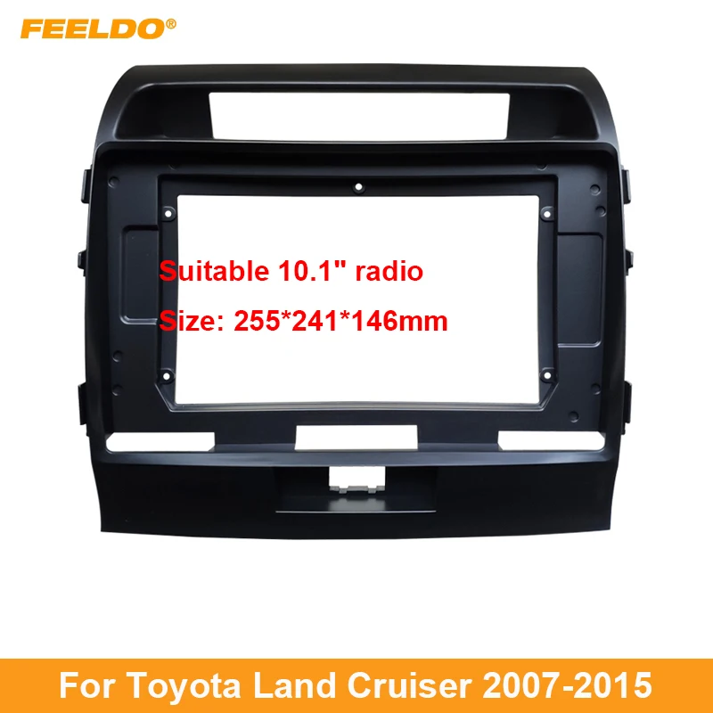 FEELDO Car Stereo 10.1" Big Screen 2Din Fascia Frame For Toyota Land Cruiser 07-15 Audio Dash Panel Frame Installation Kit
FEELDO Car Stereo 10.1" Big Screen 2Din Fascia Frame For Toyota Land Cruiser 07-15 Audio Dash Panel Frame Installation Kit