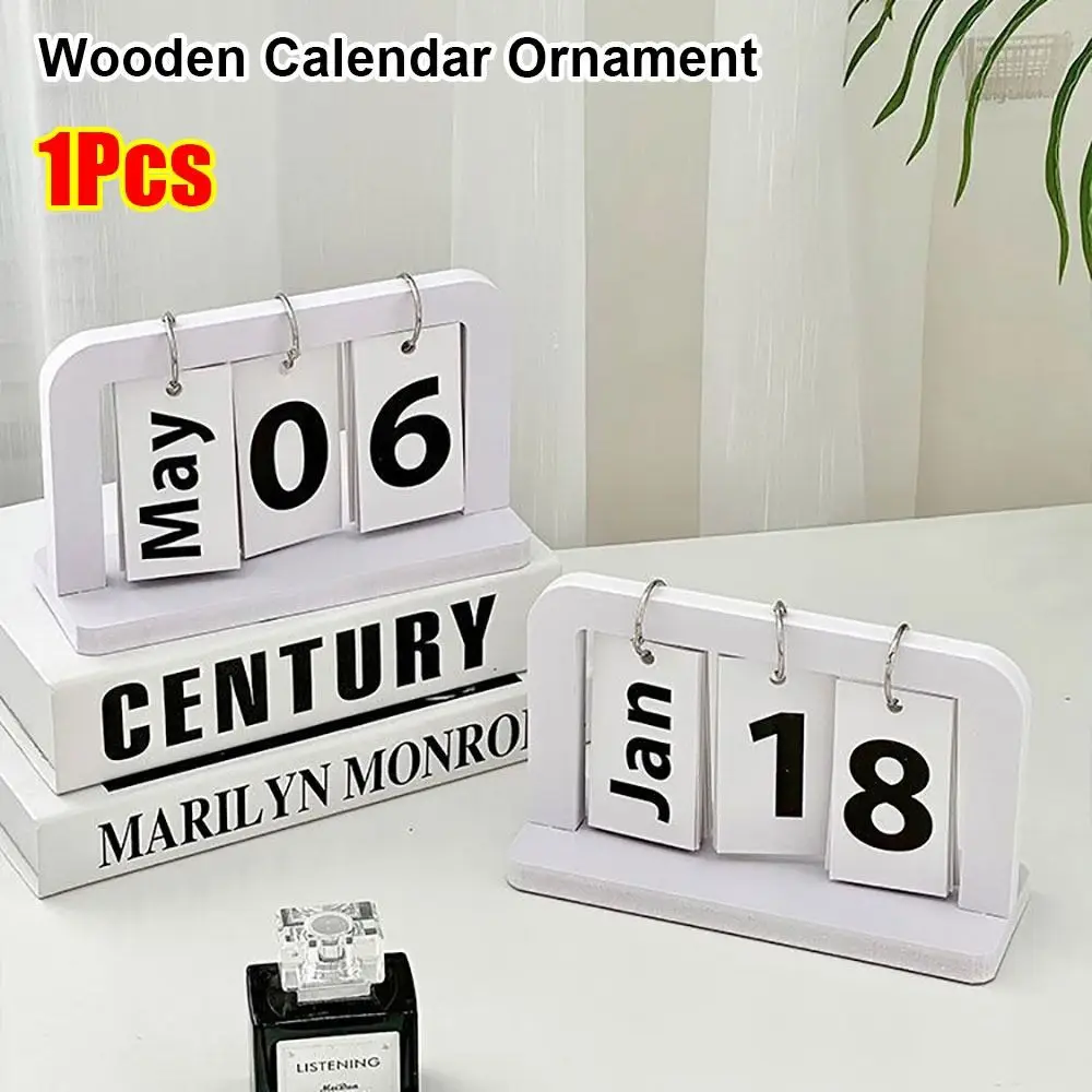 1Pcs New Page Turning Wooden Calendar Ornament Month Date Display Simple Desk Calendar Craft Prop Office Desktop Home Decoration
1Pcs New Page Turning Wooden Calendar Ornament Month Date Display Simple Desk Calendar Craft Prop Office Desktop Home Decoration