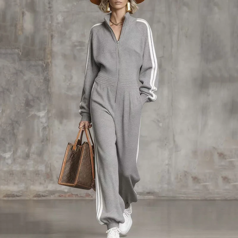 Черный комбинезон для женщин в рубчик, спортивный комбинезон на молнии, идеальная смесь модного боди с длинными рукавами и молнией с v-образным вырезом, длинные комбинезоны
Черный комбинезон для женщин в рубчик, спортивный комбинезон на молнии, идеальная смесь модного боди с длинными рукавами и молнией с v-образным вырезом, длинные комбинезоны