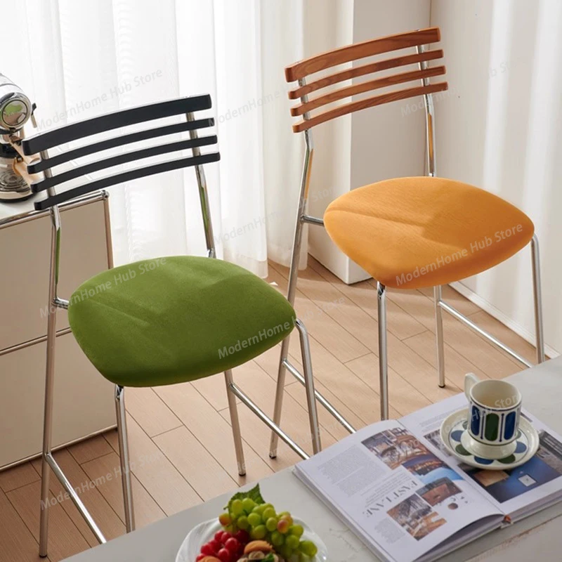 Modern Nordic Bar Chairs Designer Restaurant Ergonomic Metal Bar Stools Soft Relaxing Sillas Para Comedor Trendy Furniture
Modern Nordic Bar Chairs Designer Restaurant Ergonomic Metal Bar Stools Soft Relaxing Sillas Para Comedor Trendy Furniture