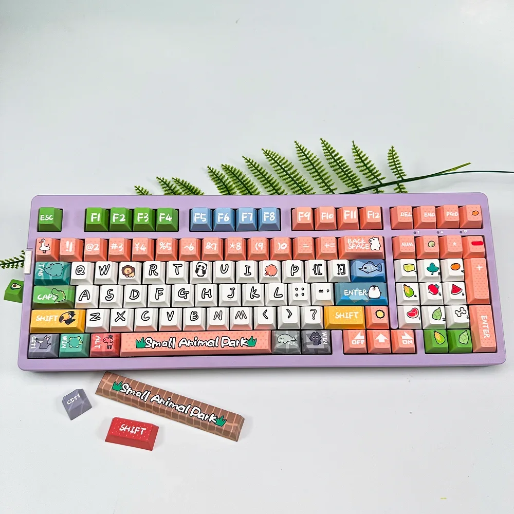 Cartoon theme keycap Zoo color original full set of simple general mechanical keyboard cap
Cartoon theme keycap Zoo color original full set of simple general mechanical keyboard cap