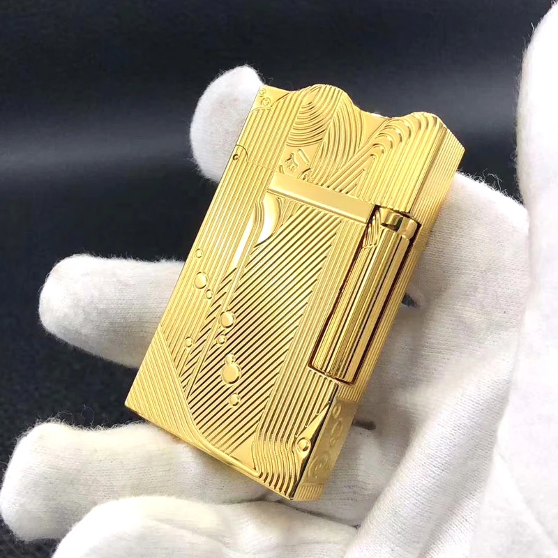 Gold Sleep Mermaid Pattern Vintage Lighter Cigarette Smoking Pure Copper Gas Lighters Classic Sound Metal Lighters Gift
Gold Sleep Mermaid Pattern Vintage Lighter Cigarette Smoking Pure Copper Gas Lighters Classic Sound Metal Lighters Gift