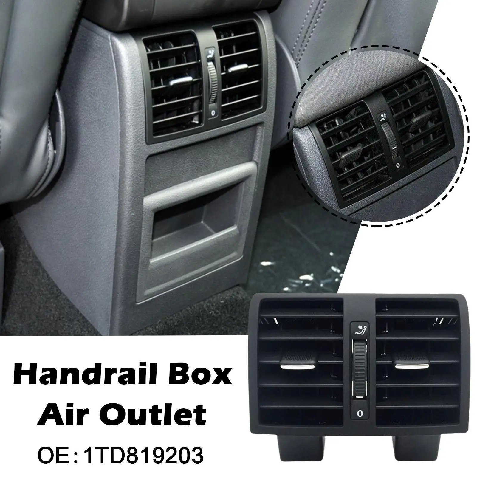 Car Air Conditioning Rear Air Vent Replacement Parts For Vw Touran 2003-2015 Caddy 2004-2015 Rear Air Conditioning Outlet
Car Air Conditioning Rear Air Vent Replacement Parts For Vw Touran 2003-2015 Caddy 2004-2015 Rear Air Conditioning Outlet