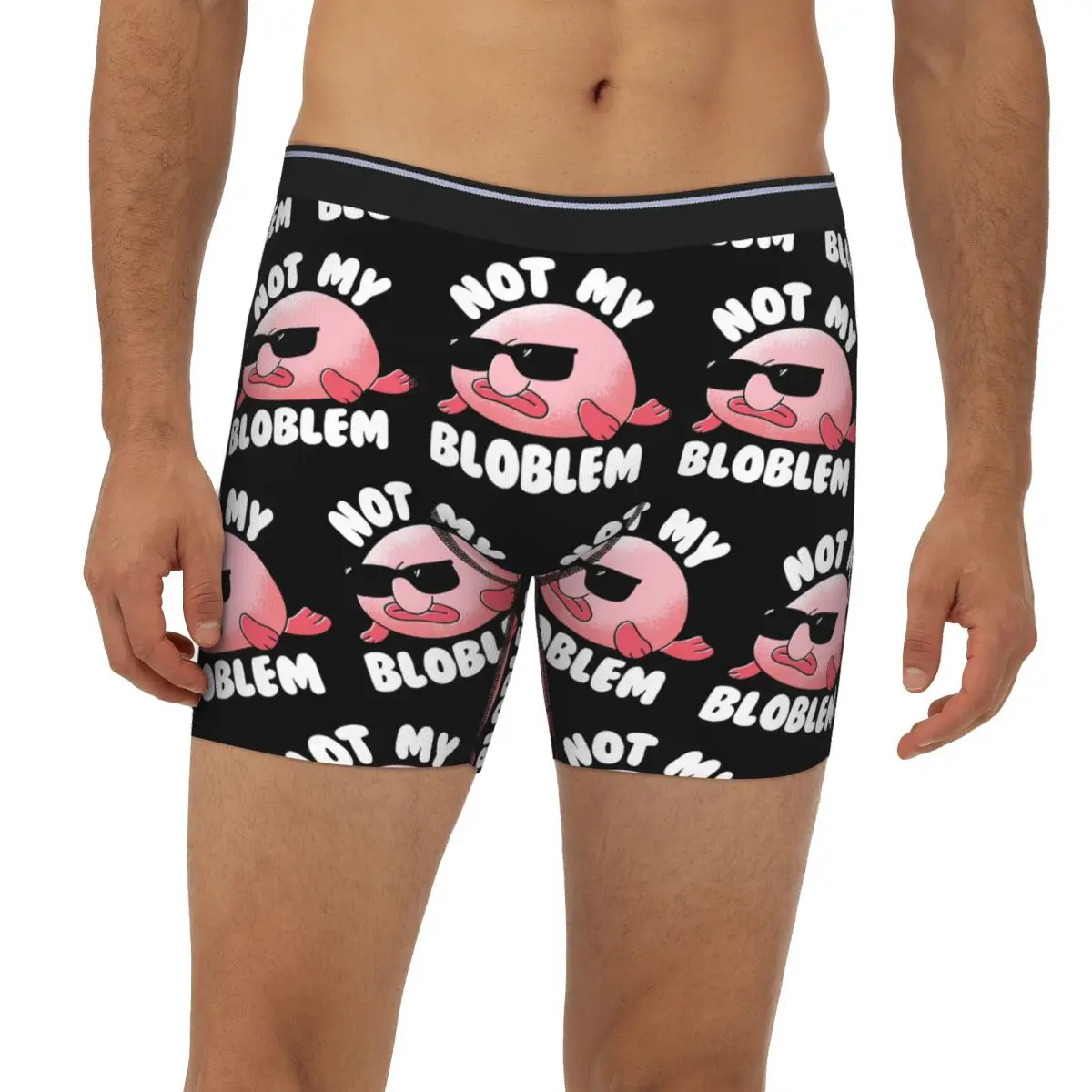 Blobfish Not My Bloblem Not My Problem Long Boxer Underpants Short Men's Panties Underwear for Homme Man Boyfriend Gift
Blobfish Not My Bloblem Not My Problem Long Boxer Underpants Short Men's Panties Underwear for Homme Man Boyfriend Gift